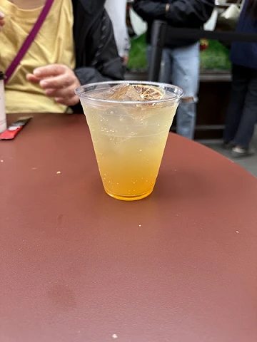 Honey Yuzu Fizz
