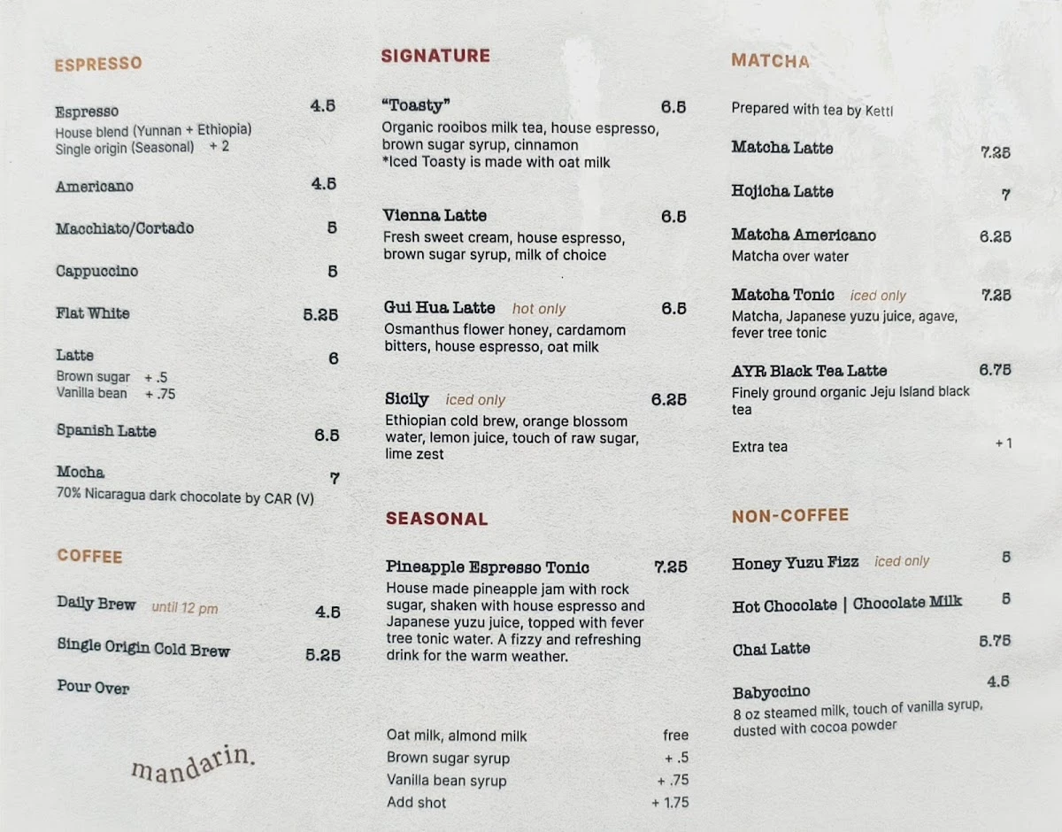 Mandarin Coffee Stand  photo 3